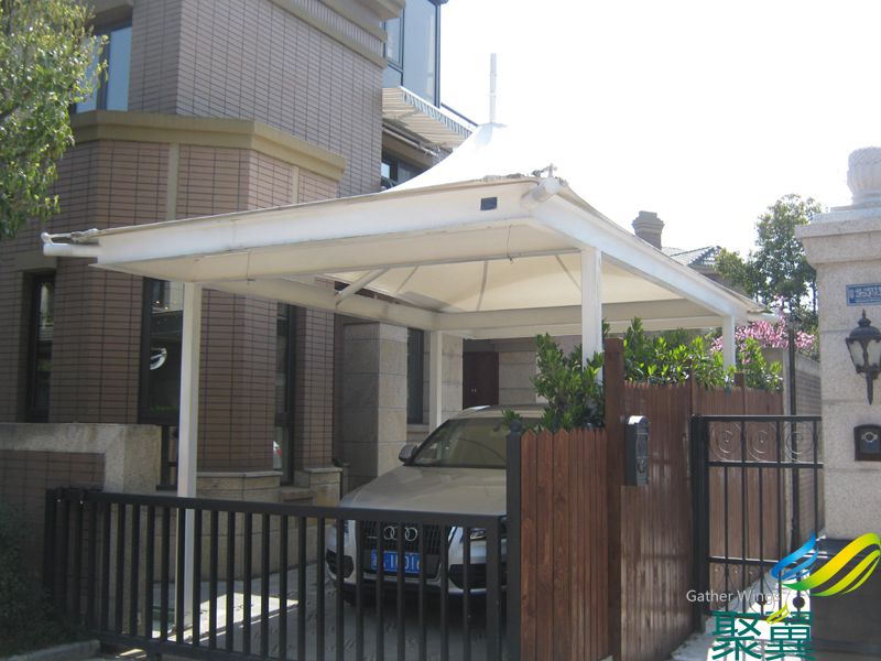 上海膜結構,汽車遮陽膜結構,遮陽膜結構