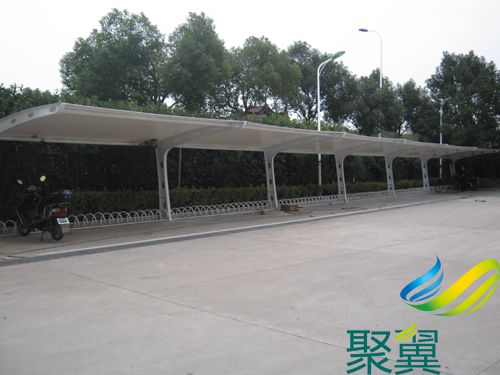 廠區膜結構自行車棚參考款式