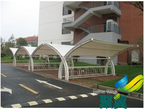 校園單車(chē)遮陽(yáng)棚，學(xué)校專(zhuān)用單車(chē)遮陽(yáng)棚