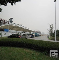 聚翼膜結構車棚價格最透明3