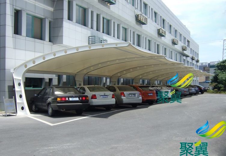 膜結構自行車棚,膜結構車棚定制