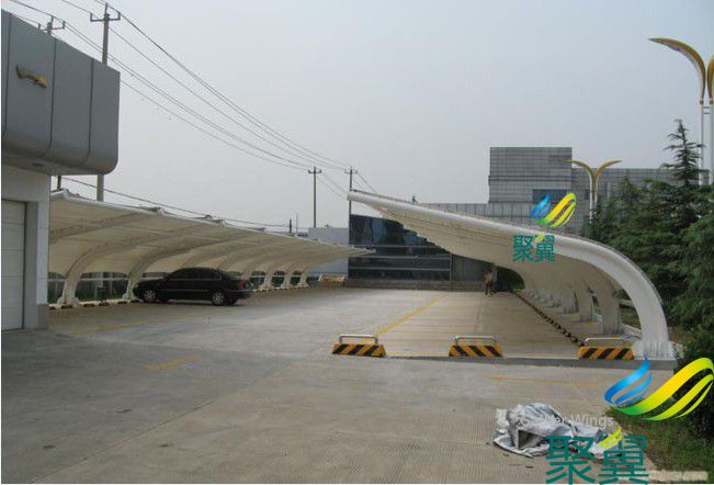 上海膜結構車棚,膜結構車棚