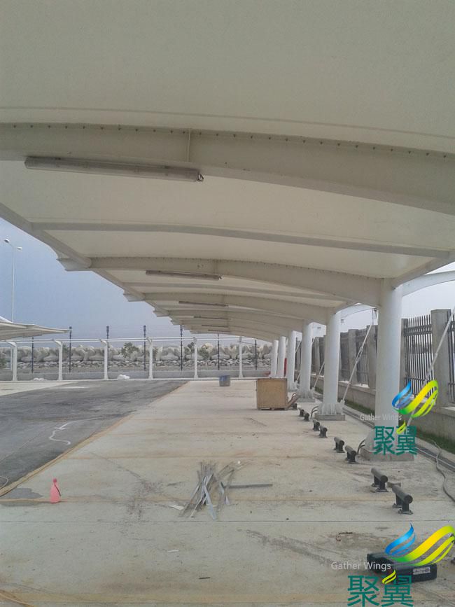 上海膜結構車棚,膜結構車棚