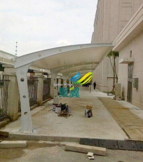 奉賢膜結構車棚案例