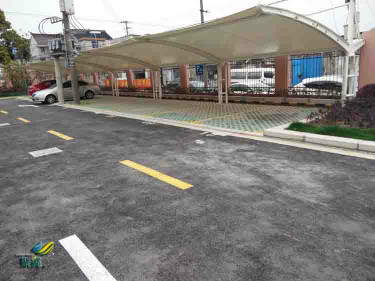  川沙養老院車棚新型材料，川沙養老院車棚涂漆及保養