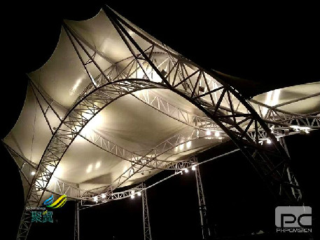 夜間舞臺柔性膜材-夜間舞臺節能凸顯華麗