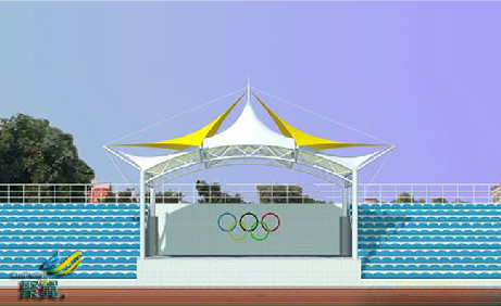 看臺膜結構膜材輕柔-看臺膜結構推動發展-看臺膜結構風格獨