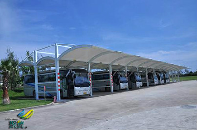 大巴膜結(jié)構(gòu)停車棚的清洗打掃方法？？？？