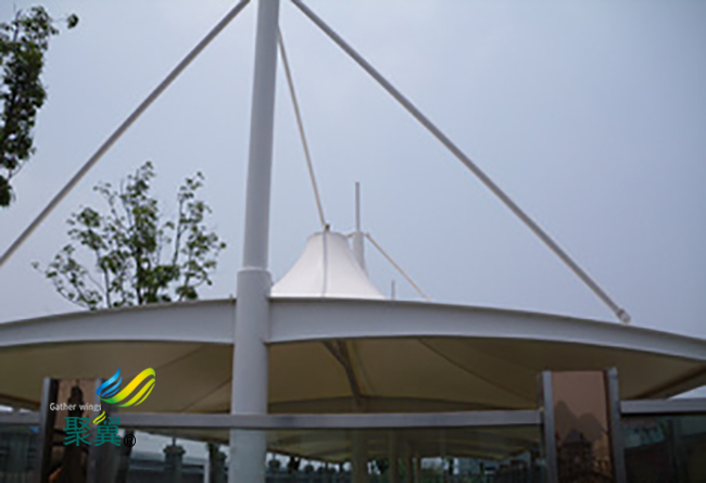 膜結構車棚節點細部設計準則|膜結構車棚設計過程 