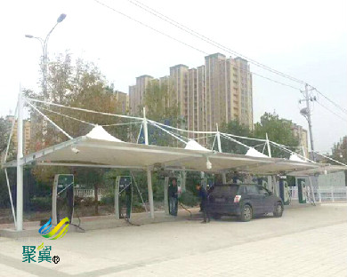 膜結(jié)構(gòu)車(chē)棚改變傳統(tǒng)建筑|車(chē)棚透光(10%20%)