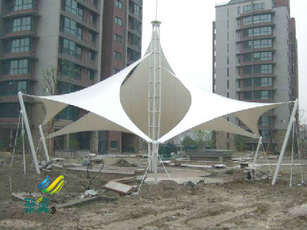 張拉膜景觀膜結構大跨度建筑|景觀棚城市標志