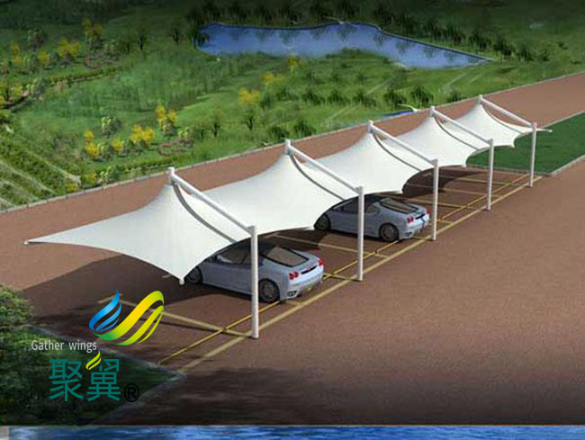 膜結構車棚組裝拆卸|膜結構車棚較高的反射率