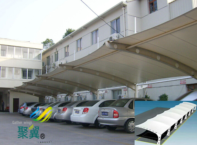 膜結構車棚抗震效果|膜結構車棚內外兼修