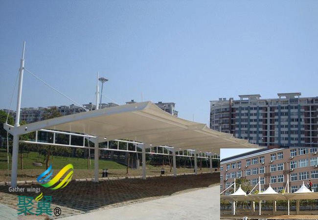 內(nèi)蒙古錫林郭勒盟阿巴嘎旗膜結(jié)構(gòu)車棚|膜結(jié)構(gòu)車棚工廠裝潢