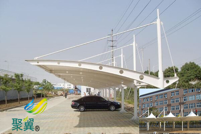 內(nèi)蒙古錫林郭勒盟鑲黃旗膜結(jié)構(gòu)車棚|膜結(jié)構(gòu)車棚公司生產(chǎn)制