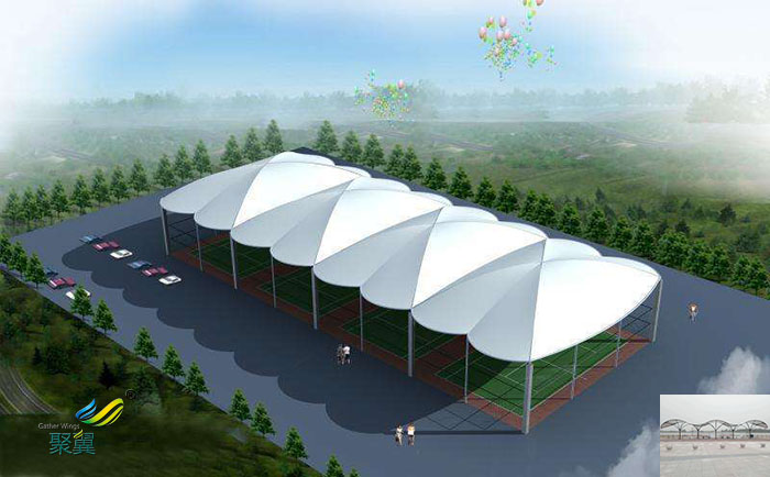 河南膜結(jié)構(gòu)體育場(chǎng)館看臺(tái)圖片造型設(shè)備找哪家方案圖
