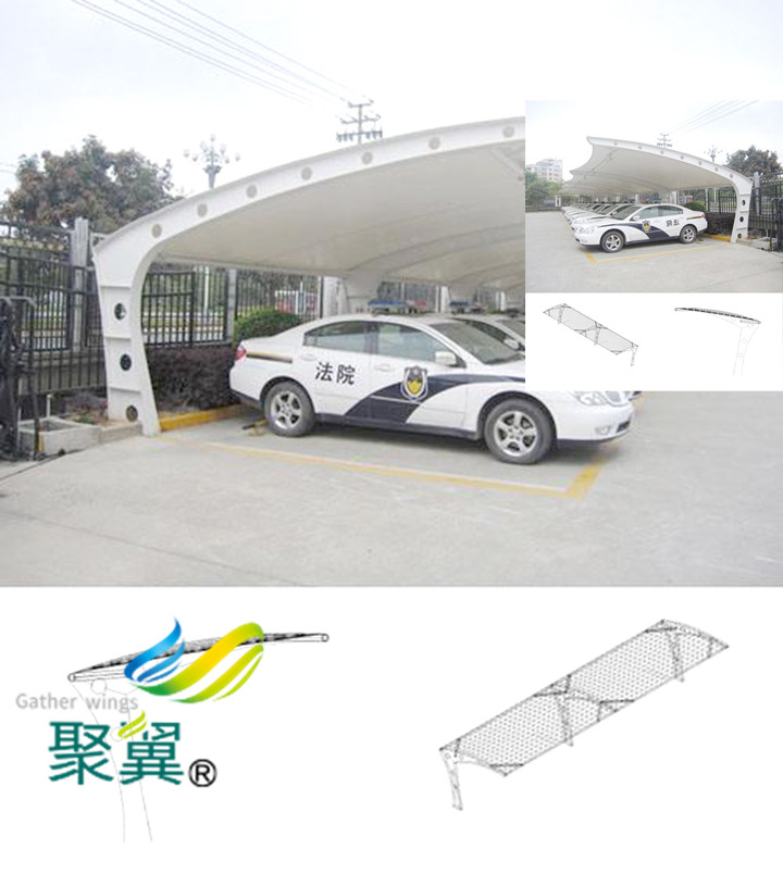 停車棚膜結構保護長期使用|新型建筑膜材