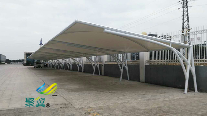 膜結構車棚注意要點|膜結構汽車停車棚規劃策略