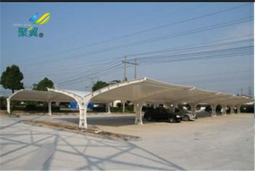 膜結構車棚充電樁車棚50