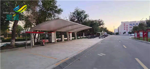 膜結(jié)構(gòu)自行車(chē)非機(jī)動(dòng)車(chē)棚02